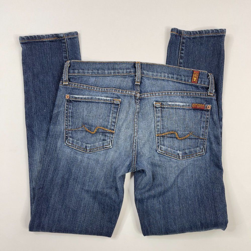 7 For All Mankind Roxanne Straight Leg Jeans sz 28